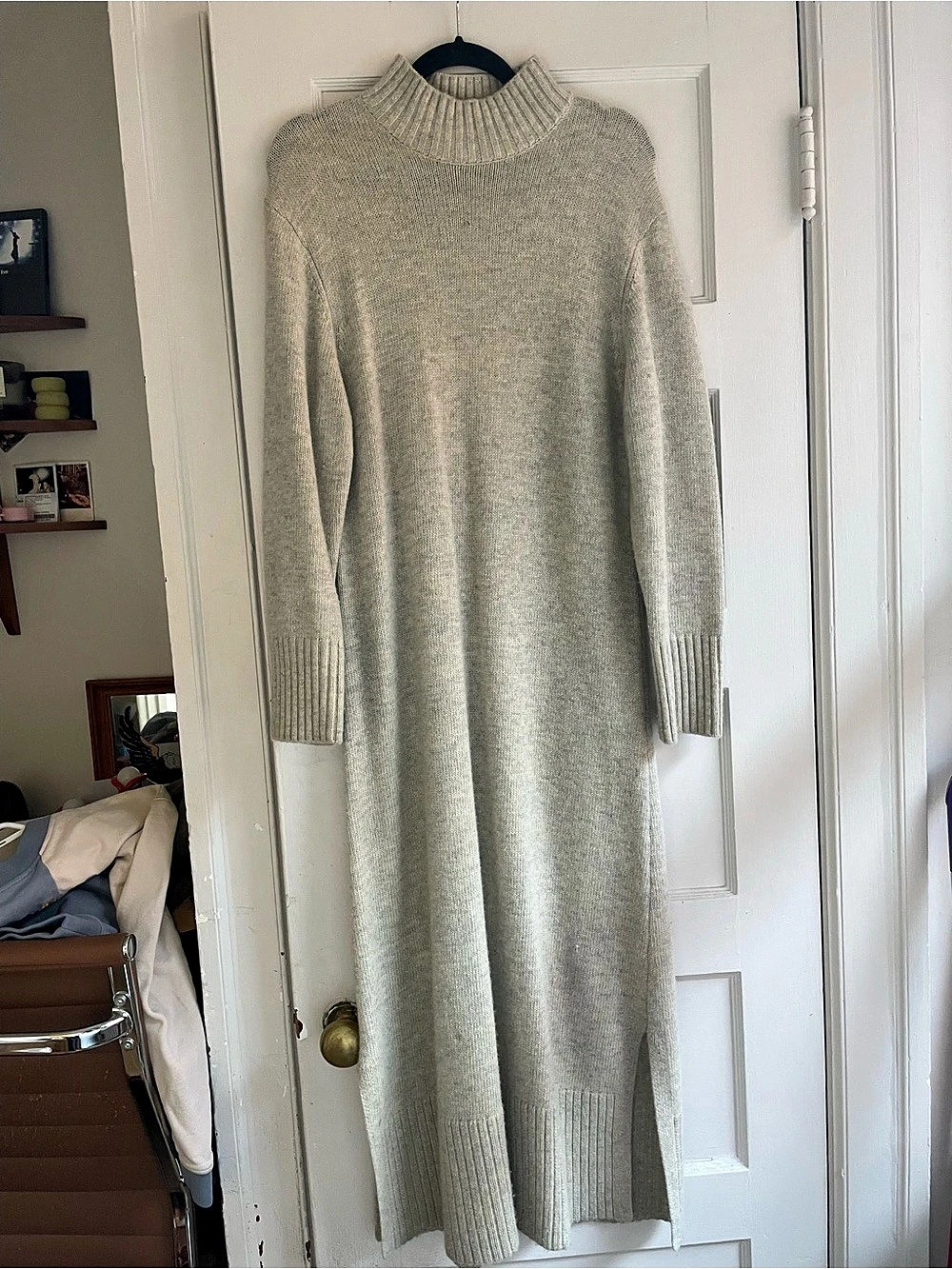 Minimum Cream Ribbed Maxi Dress Size XS Like New